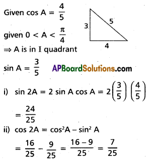 Inter 1st Year Maths 1A Trigonometric Ratios up to Transformations Solutions Ex 6(d) II Q1(i)