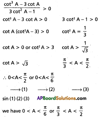 Inter 1st Year Maths 1A Trigonometric Ratios up to Transformations Solutions Ex 6(d) II Q1(ii)