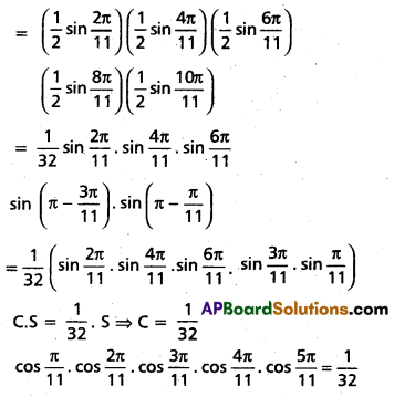 Inter 1st Year Maths 1A Trigonometric Ratios up to Transformations Solutions Ex 6(d) III Q3(ii).1
