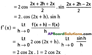 Inter 1st Year Maths 1B Differentiation Solutions Ex 9(a) 13