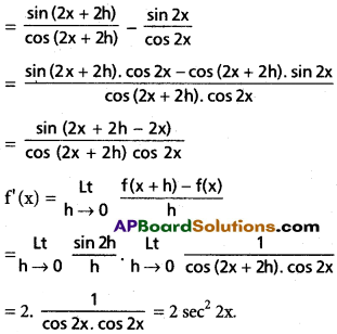 Inter 1st Year Maths 1B Differentiation Solutions Ex 9(a) 15