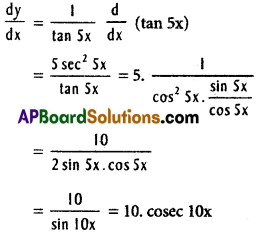 Inter 1st Year Maths 1B Differentiation Solutions Ex 9(b) 1