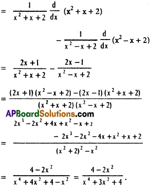 Inter 1st Year Maths 1B Differentiation Solutions Ex 9(b) 4