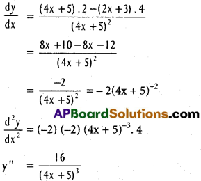 Inter 1st Year Maths 1B Differentiation Solutions Ex 9(d) 1