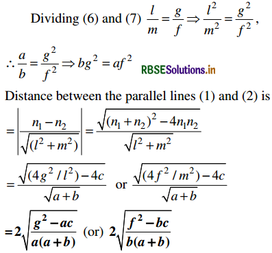 Inter 1st Year Maths 1B Pair of Straight Lines Formulas 6