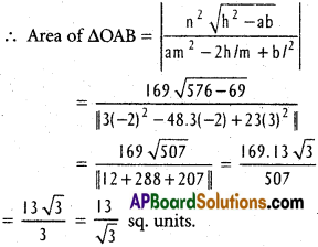 Inter 1st Year Maths 1B Pair of Straight Lines Solutions Ex 4(a) 24