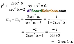 Inter 1st Year Maths 1B Pair of Straight Lines Solutions Ex 4(a) 9