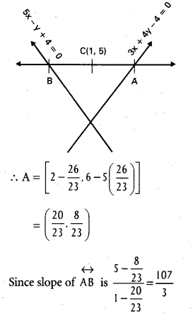 Inter 1st Year Maths 1B The Straight Line Important Questions 11