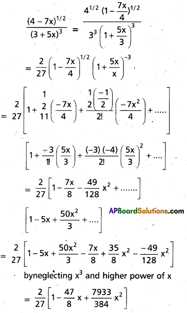 Inter 2nd Year Maths 2A Binomial Theorem Important Questions 102