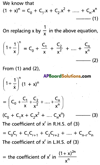 Inter 2nd Year Maths 2A Binomial Theorem Important Questions 127