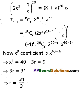 Inter 2nd Year Maths 2A Binomial Theorem Important Questions 40
