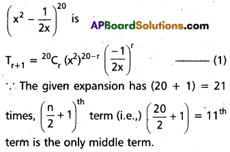 Inter 2nd Year Maths 2A Binomial Theorem Important Questions 47