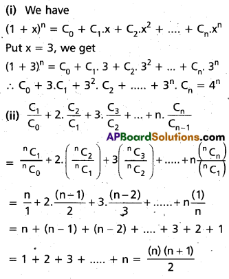 Inter 2nd Year Maths 2A Binomial Theorem Important Questions 55