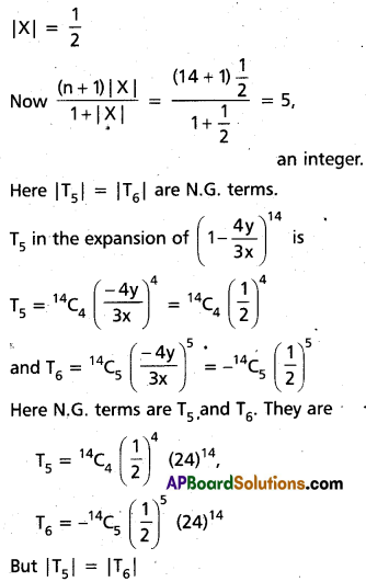 Inter 2nd Year Maths 2A Binomial Theorem Important Questions 65