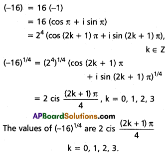 Inter 2nd Year Maths 2A De Moivre’s Theorem Solutions Ex 2(b) I Q1(iv)