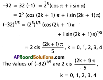 Inter 2nd Year Maths 2A De Moivre’s Theorem Solutions Ex 2(b) I Q1(v)
