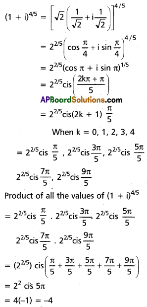 Inter 2nd Year Maths 2A De Moivre’s Theorem Solutions Ex 2(b) II Q5
