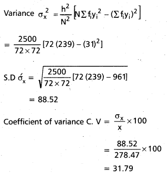 Inter 2nd Year Maths 2A Measures of Dispersion Important Questions 59