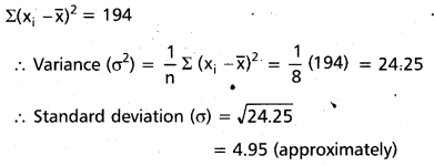 Inter 2nd Year Maths 2A Measures of Dispersion Important Questions 71
