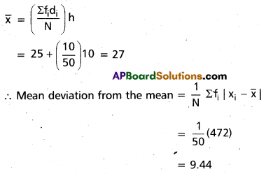 Inter 2nd Year Maths 2A Measures of Dispersion Important Questions 78