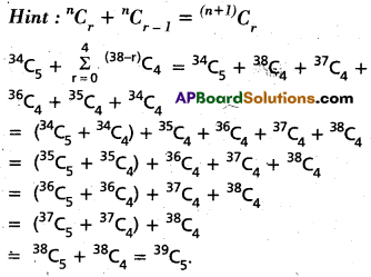 Inter 2nd Year Maths 2A Permutations and Combinations Important Questions 38