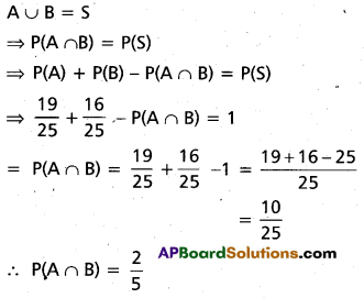 Inter 2nd Year Maths 2A Probability Important Questions 23