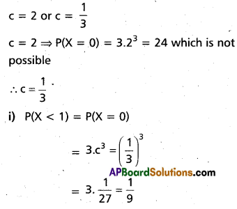 Inter 2nd Year Maths 2A Random Variables and Probability Distributions Important Questions 46