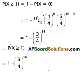 Inter 2nd Year Maths 2A Random Variables and Probability Distributions Important Questions 52