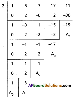 Inter 2nd Year Maths 2A Theory of Equations Solutions Ex 4(d) III Q1
