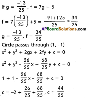 Inter 2nd Year Maths 2B Circle Solutions Ex 1(c) 16
