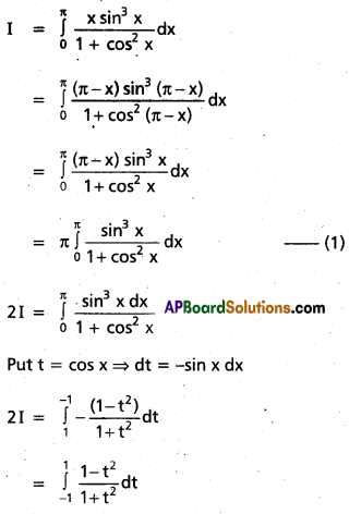 Inter 2nd Year Maths 2B Definite Integrals Important Questions 13