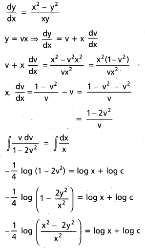 Inter 2nd Year Maths 2B Differential Equations Important Questions 10