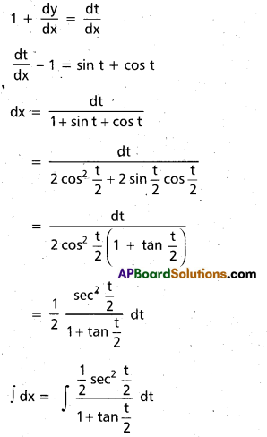 Inter 2nd Year Maths 2B Differential Equations Important Questions 23