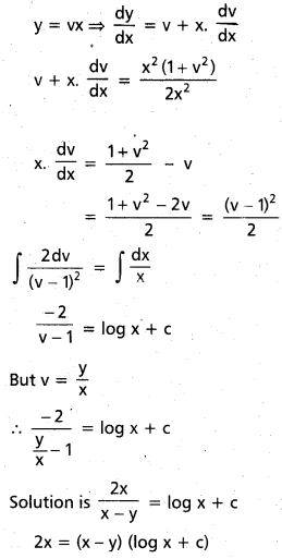 Inter 2nd Year Maths 2B Differential Equations Important Questions 38