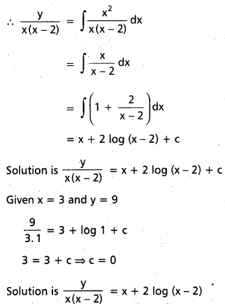 Inter 2nd Year Maths 2B Differential Equations Important Questions 47