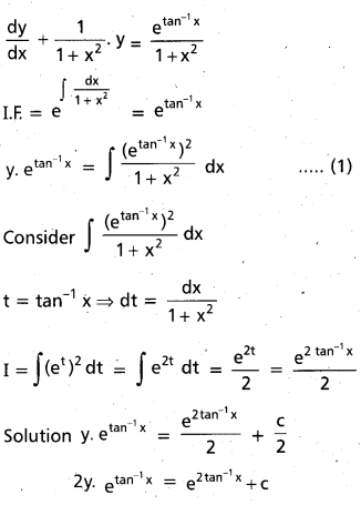 Inter 2nd Year Maths 2B Differential Equations Important Questions 7