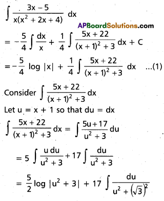 Inter 2nd Year Maths 2B Integration Important Questions 70