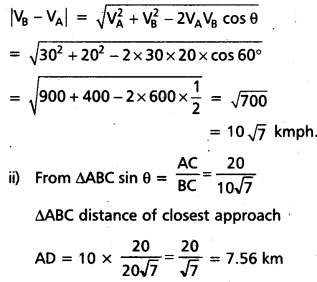 AP Inter 1st Year Physics Study Material Chapter 4 Motion in a Plane 10