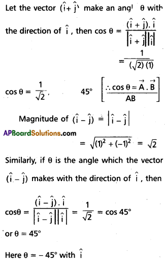 AP Inter 1st Year Physics Study Material Chapter 4 Motion in a Plane 30