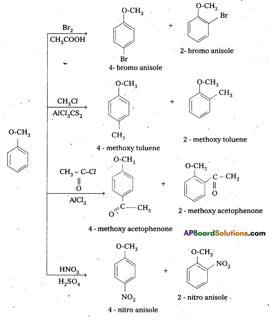 AP Inter 2nd Year Chemistry Important Questions Chapter 12(a) Alcohols, Phenols, and Ethers 26