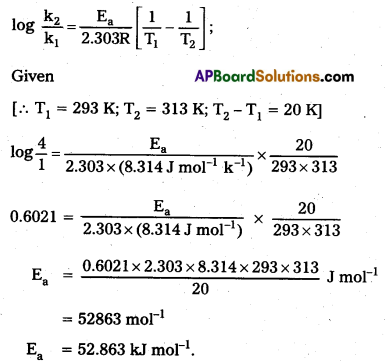 AP Inter 2nd Year Chemistry Study Material Chapter 3(b) Chemical Kinetics 46