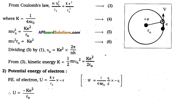AP Inter 2nd Year Physics Important Questions Chapter 13 Atoms 4
