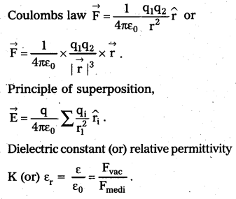 AP Inter 2nd Year Physics Notes Chapter 4 Electric Charges and Fields 1