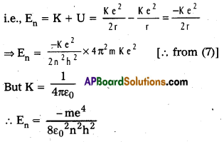 AP Inter 2nd Year Physics Study Material Chapter 13 Atoms 10