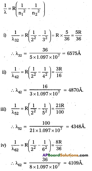 AP Inter 2nd Year Physics Study Material Chapter 13 Atoms 17