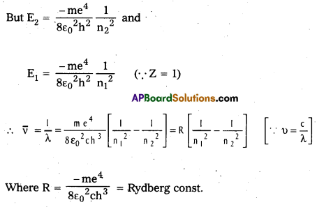 AP Inter 2nd Year Physics Study Material Chapter 13 Atoms 6