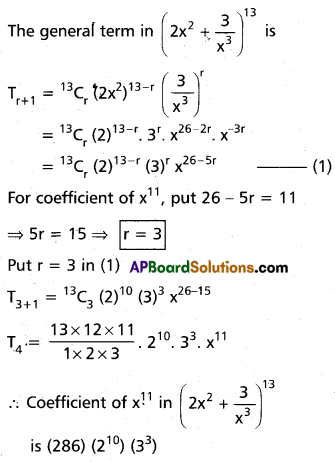 Inter 2nd Year Maths 2A Binomial Theorem Solutions Ex 6(a) II Q1(ii)