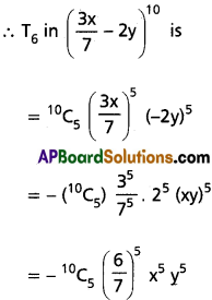 Inter 2nd Year Maths 2A Binomial Theorem Solutions Ex 6(a) II Q3(i)