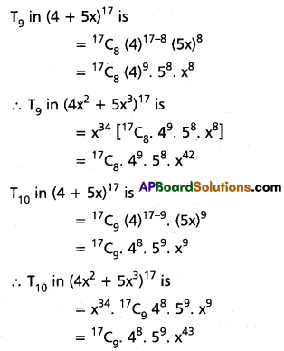 Inter 2nd Year Maths 2A Binomial Theorem Solutions Ex 6(a) II Q3(iii)