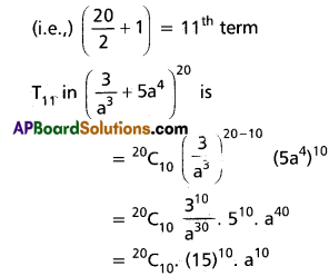 Inter 2nd Year Maths 2A Binomial Theorem Solutions Ex 6(a) II Q3(iv)